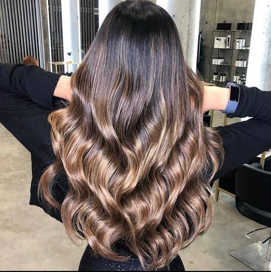 Wavy Balayage Hair Transformation